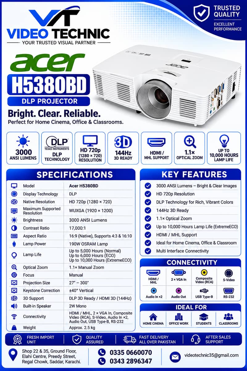 Multimedia Projectors & Projectors 0