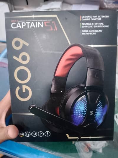 MISDE A69 (G069) Captain 5.1 RGB Gaming Headset.