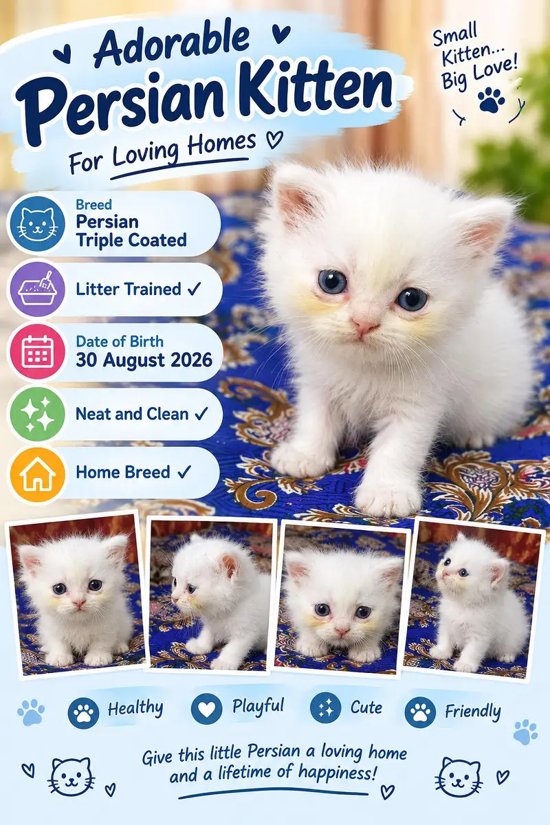 Persian Triple Coated Kittens — photo 2