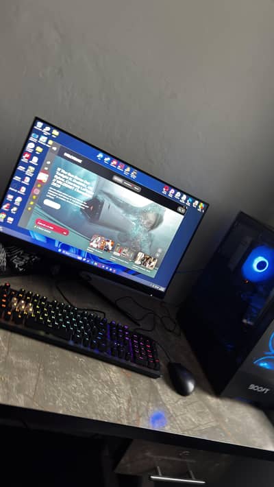 Gaming PC Setup - Ryzen 5 5600, RX  5700
