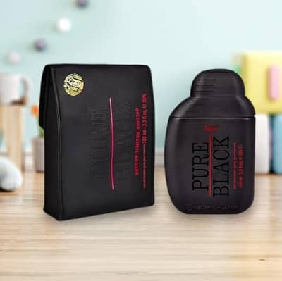 Pure Black Perfume for Men – 100ml Long Lasting Fragrance
