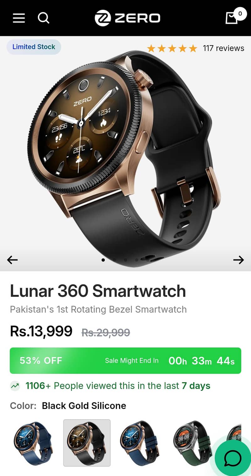 Zero Lunar 360 Smartwatch 5
