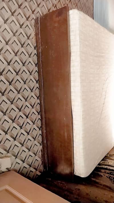 double bed brown color