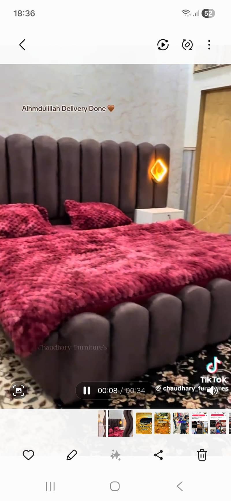 Complete Bedroom Set | King Size Bed + Dressing Table + 2 Side table 0