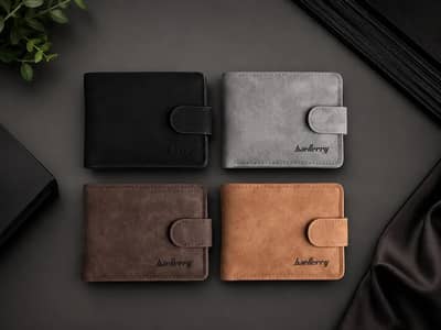Baellerry Men’s Wallet – Stylish Leather Wallet in 4 Colors