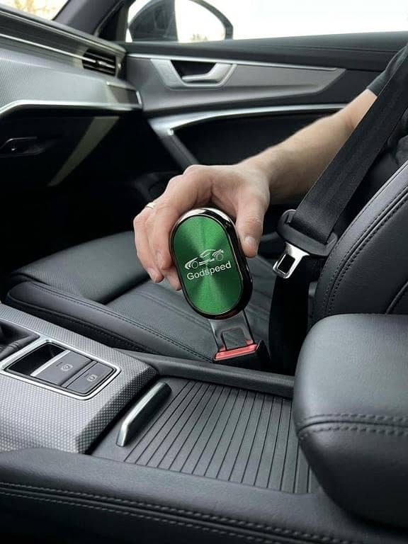 Universal Seat Belt Buckle Alarm Stopper (Green)