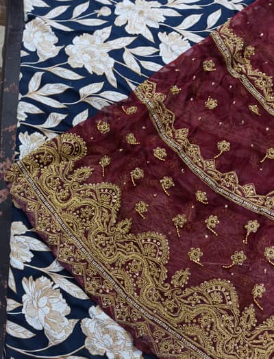 Bridal Beautiful Maroon Bridal Suit