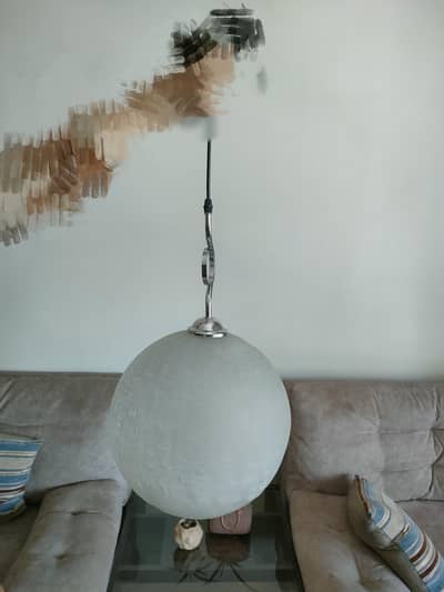 Hanging Glass Globe Light