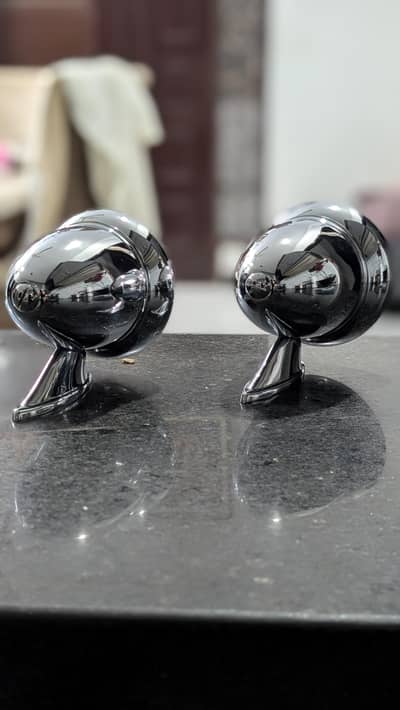 Chrome side Mirrors - Classic Vintage x2