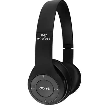 **SEO Title:** P47 Wireless Bluetooth Headphones | Stereo Sound & Fold