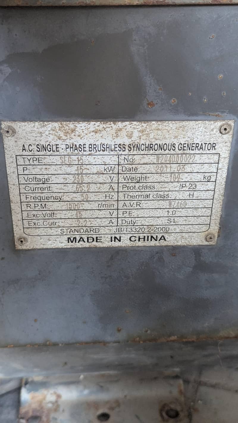 Generator Dynamo 15 KW 2