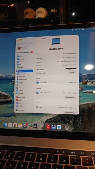 Macbook Pro 2019 16inches 32GB Ram 512GB NVME 4GB Graphics Card