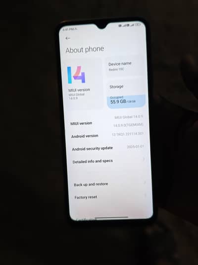 redmi 10c all ok daul sim pta no any fault a to z original