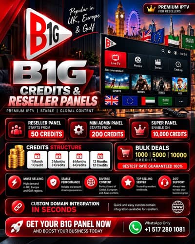 B1G IPTV SERVICES