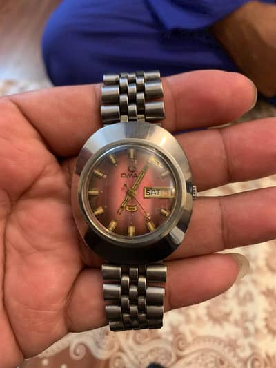 omax swiss made vintage watch