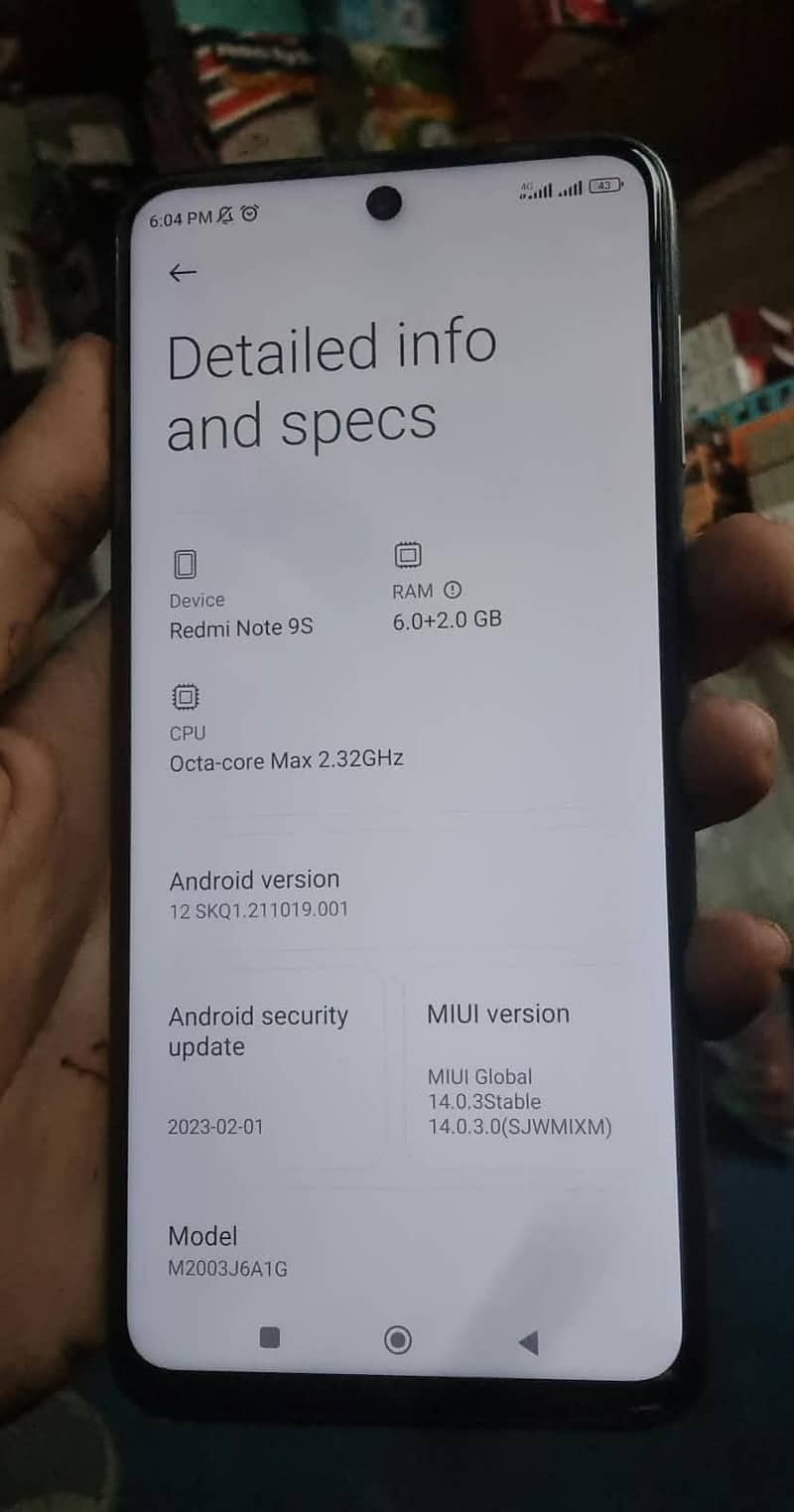 Xiaomi Redmi Note 9S 1