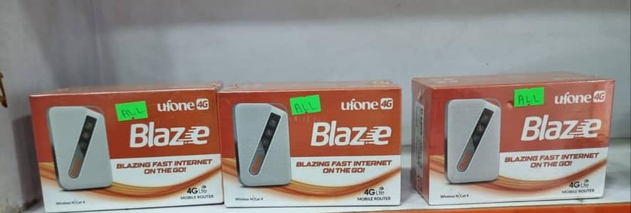 Ufone Zong Jazz internet devices