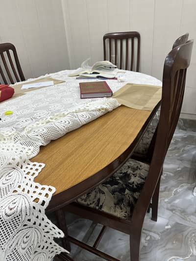 Dining table with 8 chairs