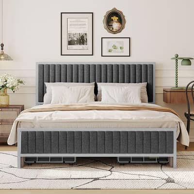 iron bed/bed/bed set/king bed