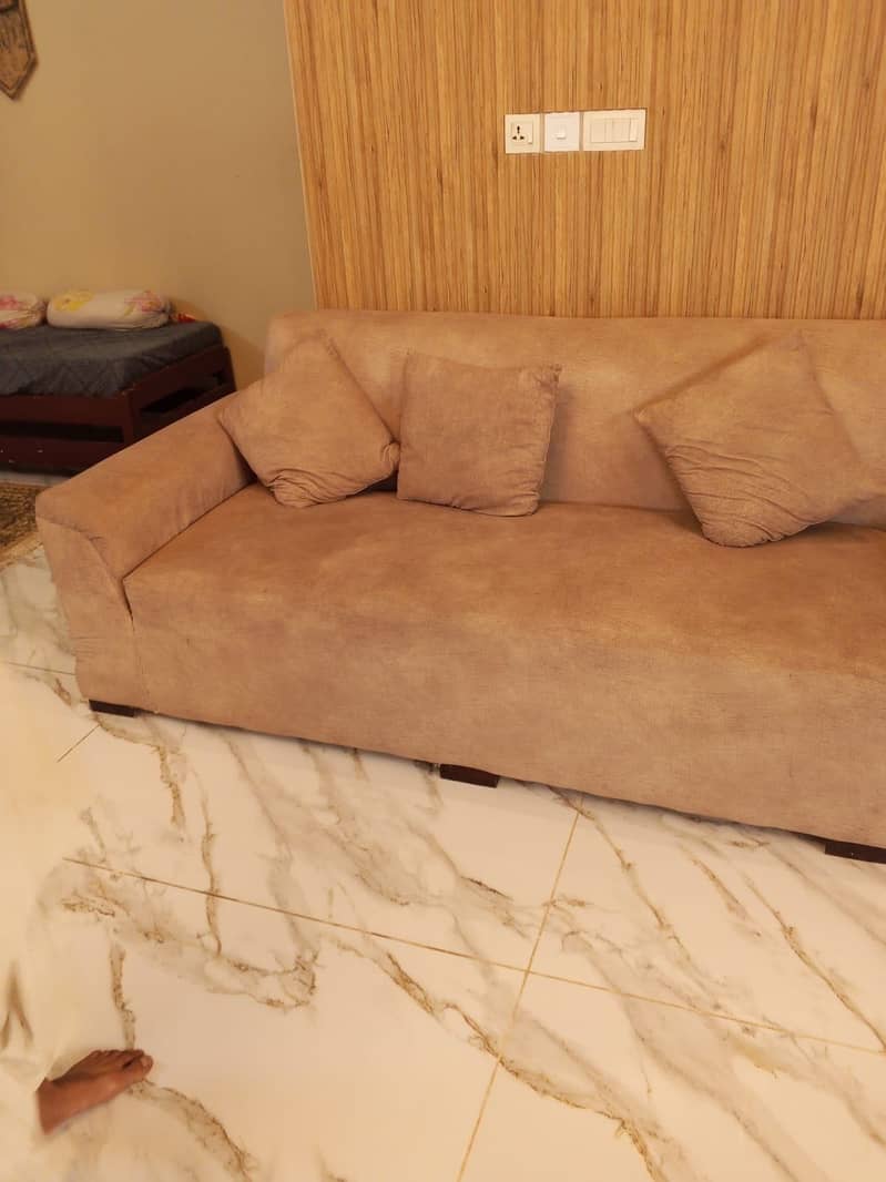 Sofa Set + glass table 3