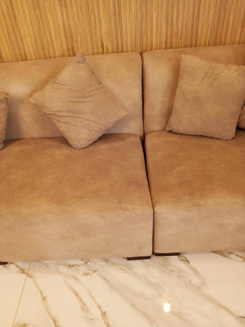 Sofa Set + glass table 4
