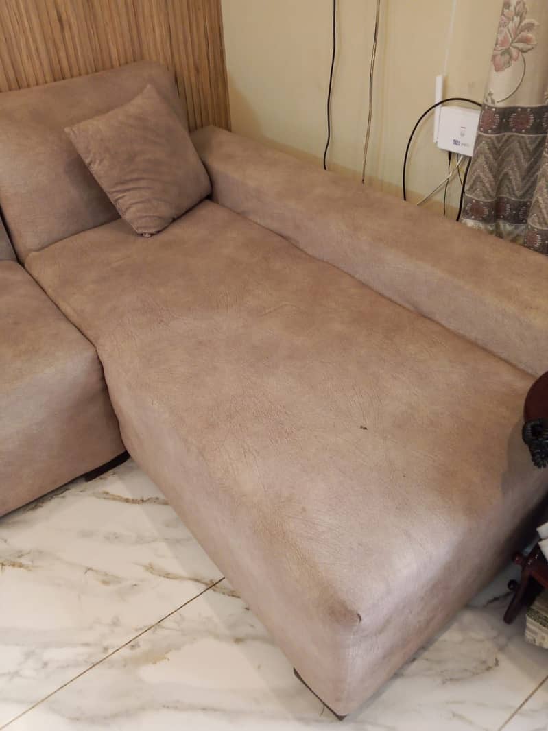 Sofa Set + glass table 6
