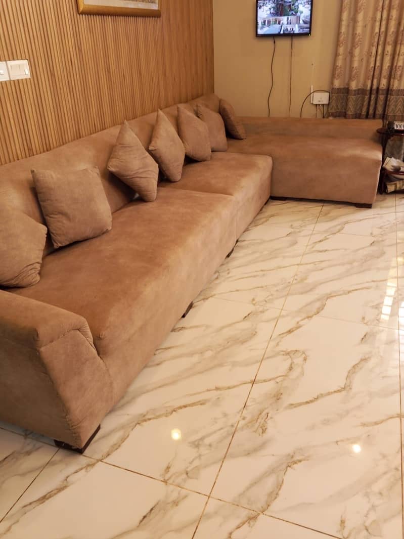 Sofa Set + glass table 7