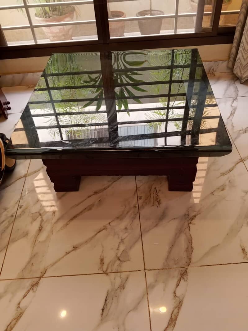Sofa Set + glass table 8