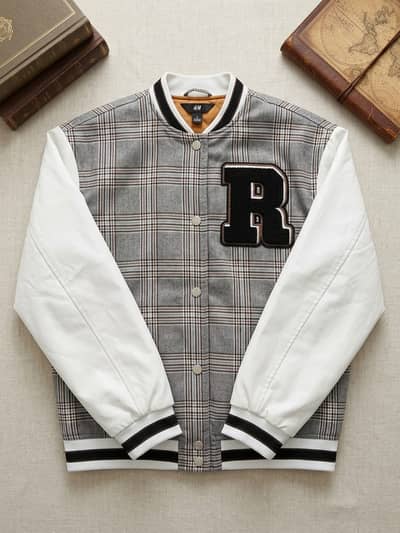 H&M Letterman Varsity Jacket - Premium Thrifted Condition  Imported Pl