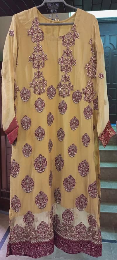 Beautiful Embroidered 3-Piece Dress for Sale