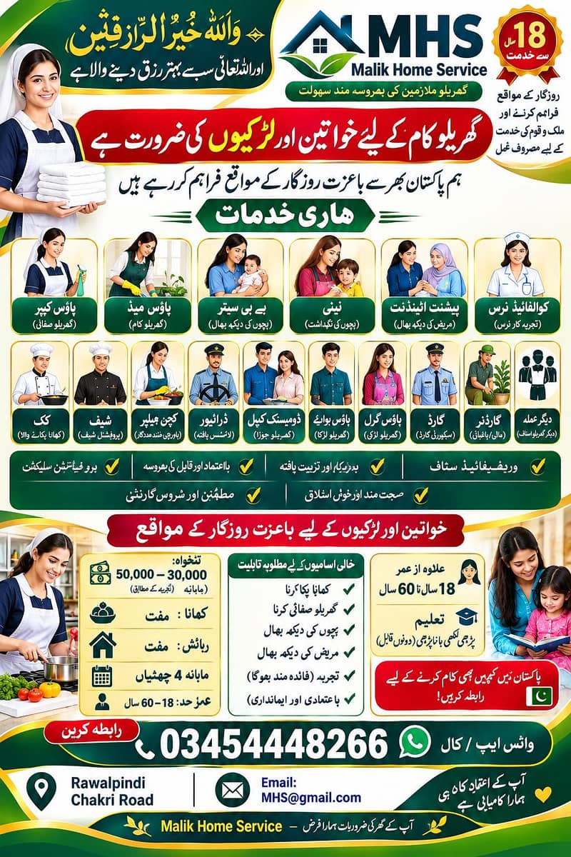 گھریلو ملازمین خواتین اور لڑکیاں 0