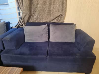 L Shaped Sofa Black