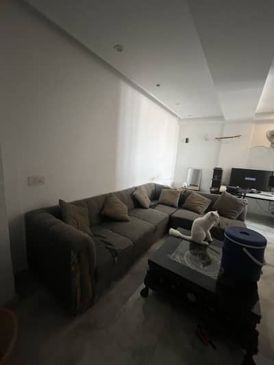 SOFA SET L SHAPED GREY COLOR
