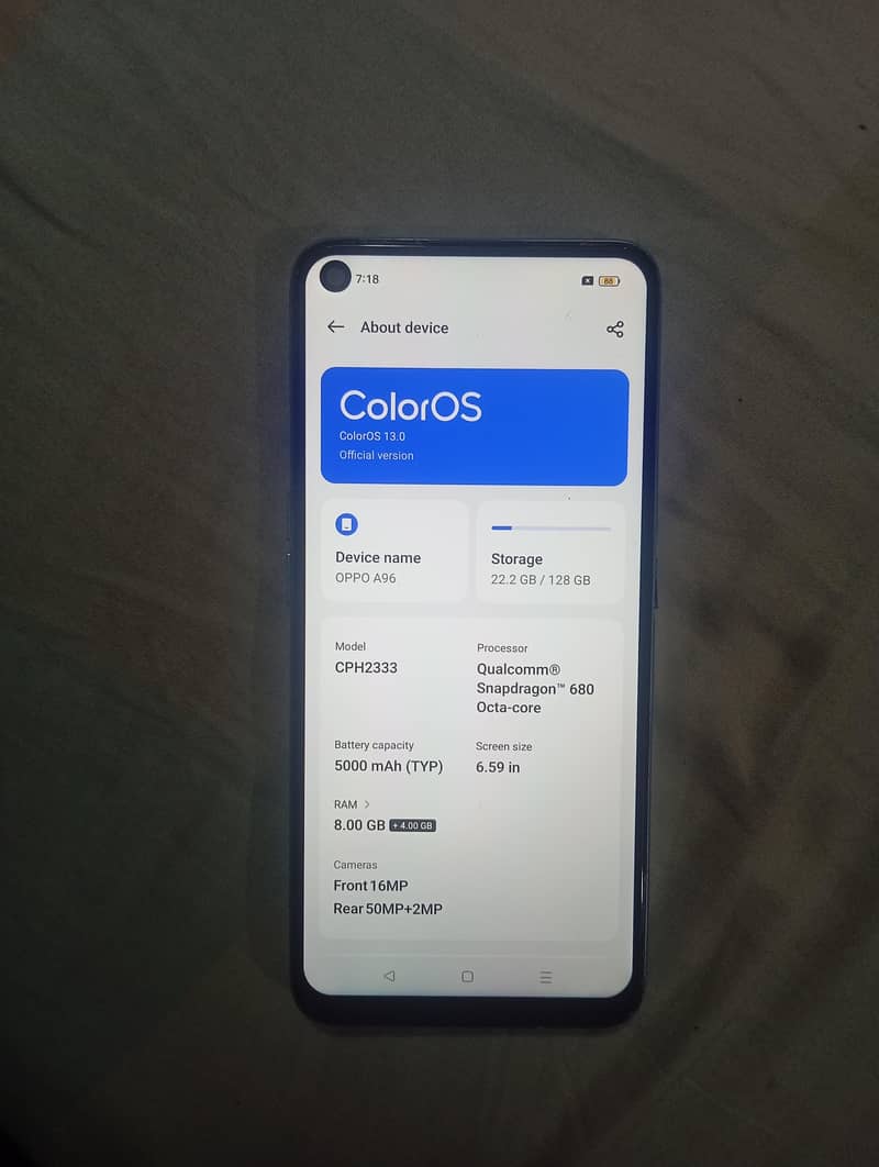 OPPO A96 0
