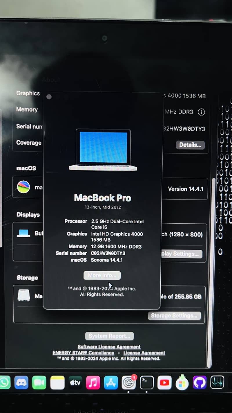 Macbook Pro 2012 Mid 5