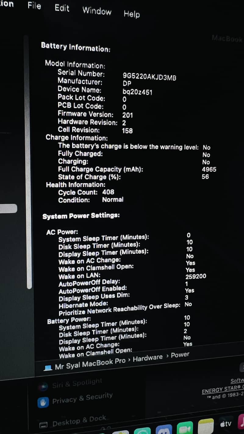 Macbook Pro 2012 Mid 6