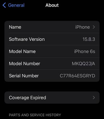 Apple iPhone 6S