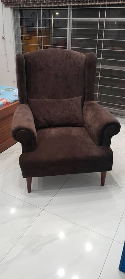 Premium Royal Wingback Armchair Sofa