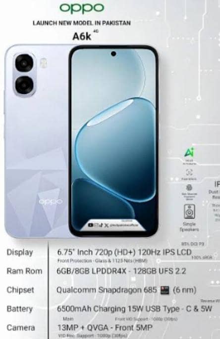 OPPO A6k 1