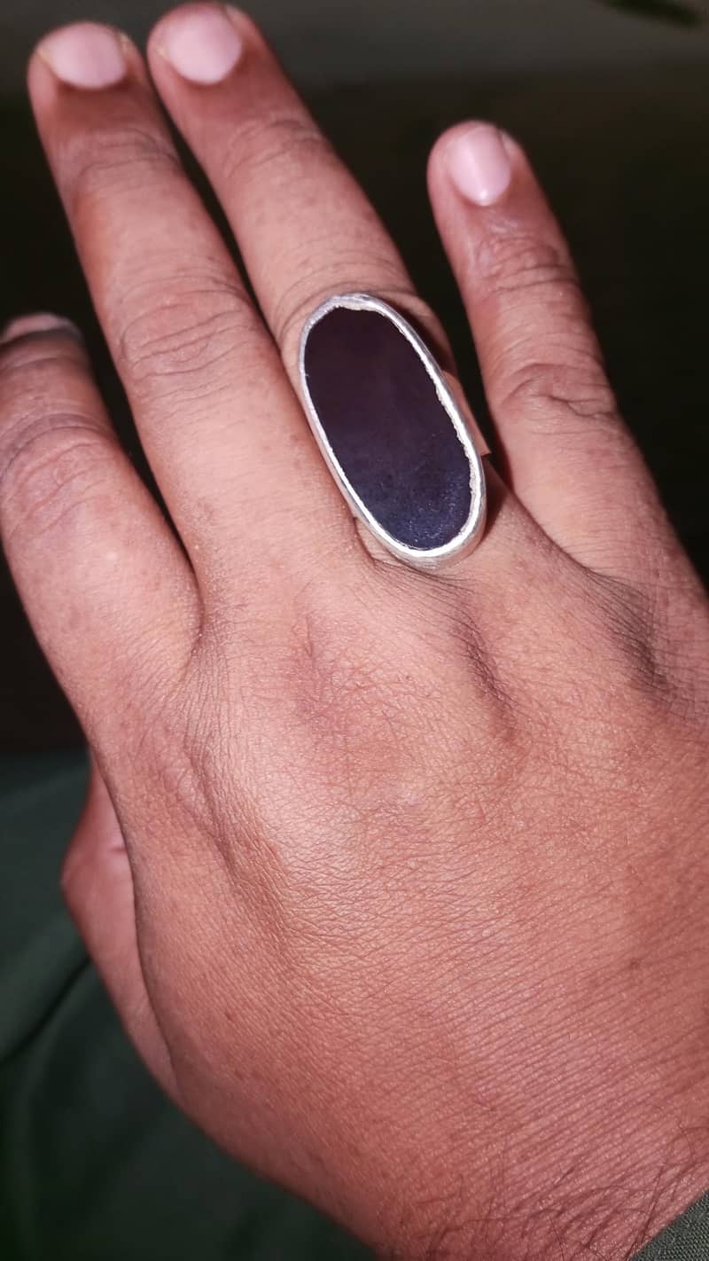 aqeeq silver ring 3