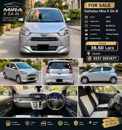 Daihatsu Mira XSA 3 — 2021