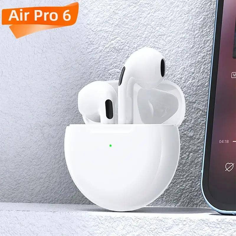 Pro 6 wireless earbuds+ Charging case 2