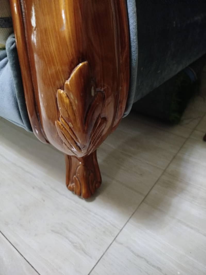 shesham  wood sofa 4