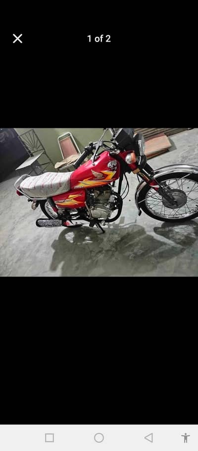 honda 125 21 model all punjab no number