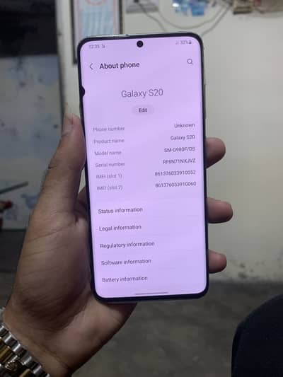 Samsung Mobile S20