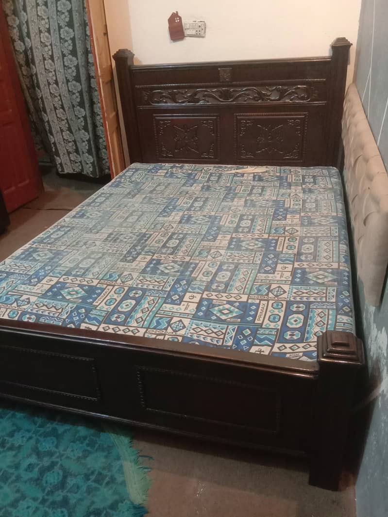 Double bed with metres 2