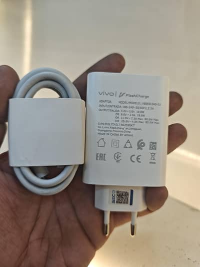 VIVO 80W Box Pulled FlasH Charger With Cable 100% Genuine