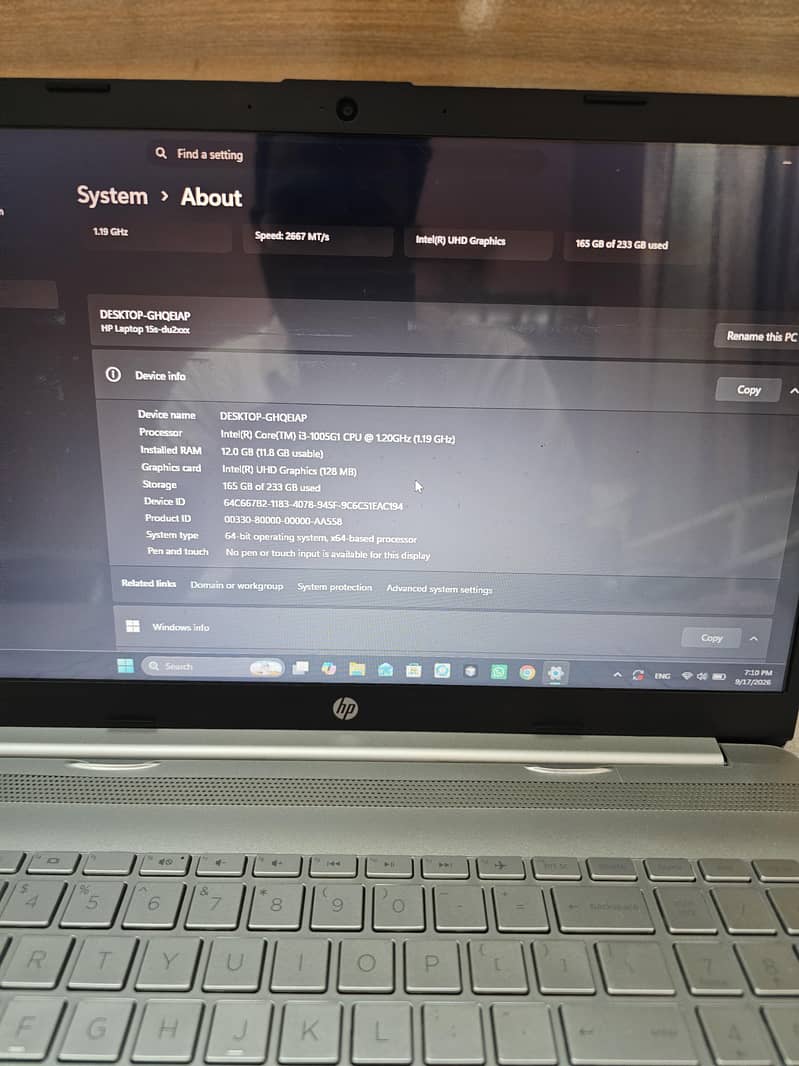 Hp laptop 1