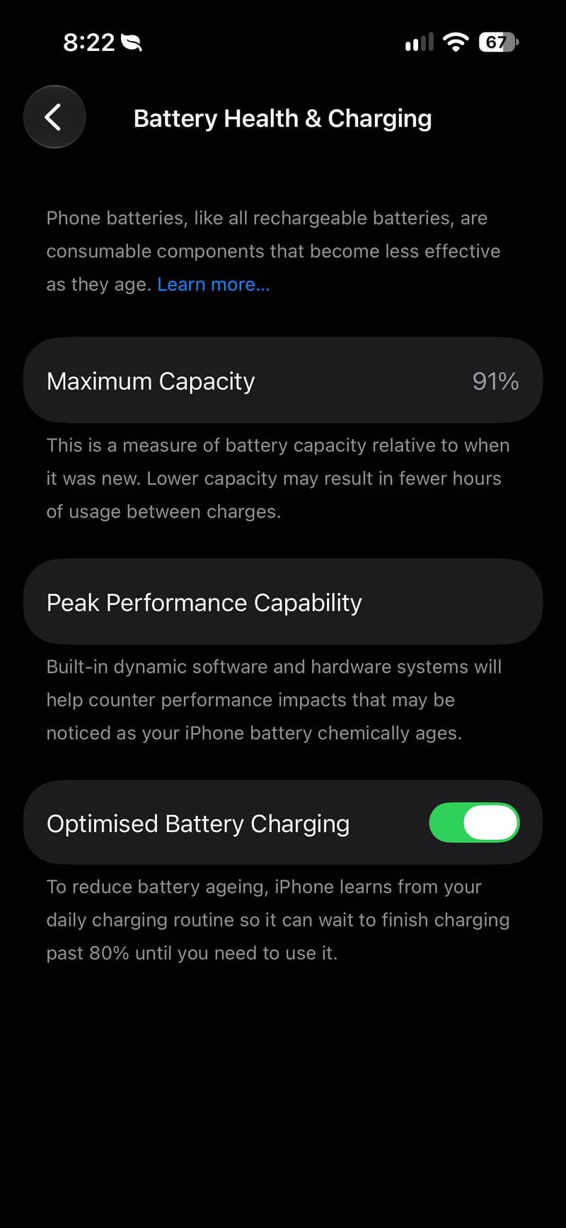 iPhone 14 Pro 256 gb 91 percentage 1