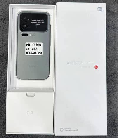 Xiamoi 17 pro 256gb official pta Black Boxopen deal